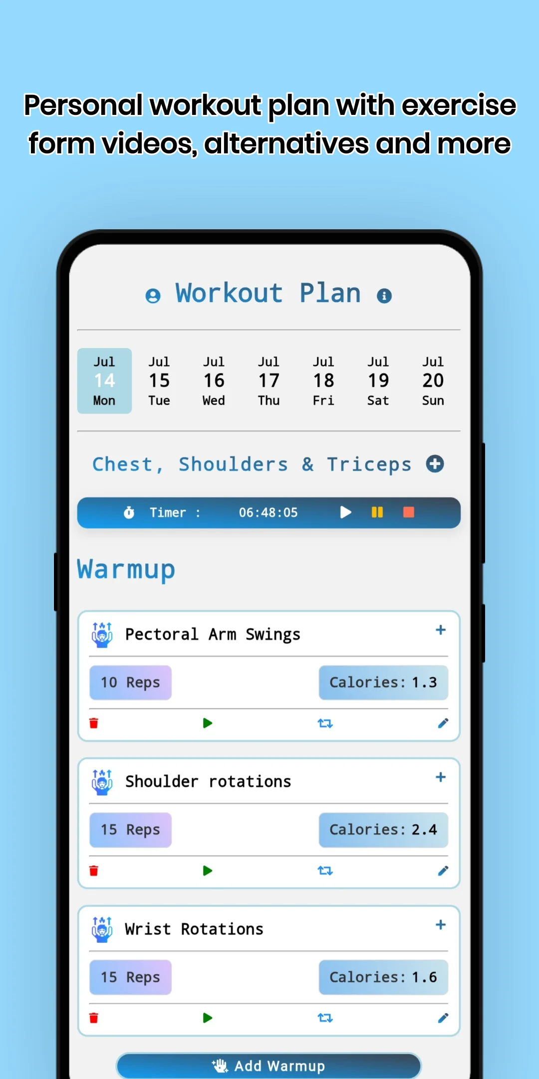 workout plan